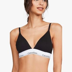Calvin Klein Black triangle bralette